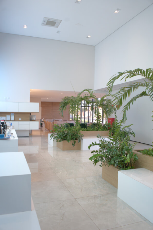 Recepção do Hospital de Olhos de Paranaíba